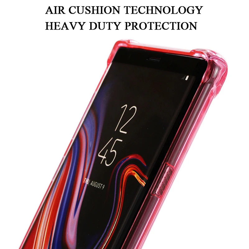 ITEUU Note9 Note8 воздушная подушка TPU PC противоударный чехол для samsung Galaxy Note 9 8 чехол s прозрачная задняя крышка противоударный