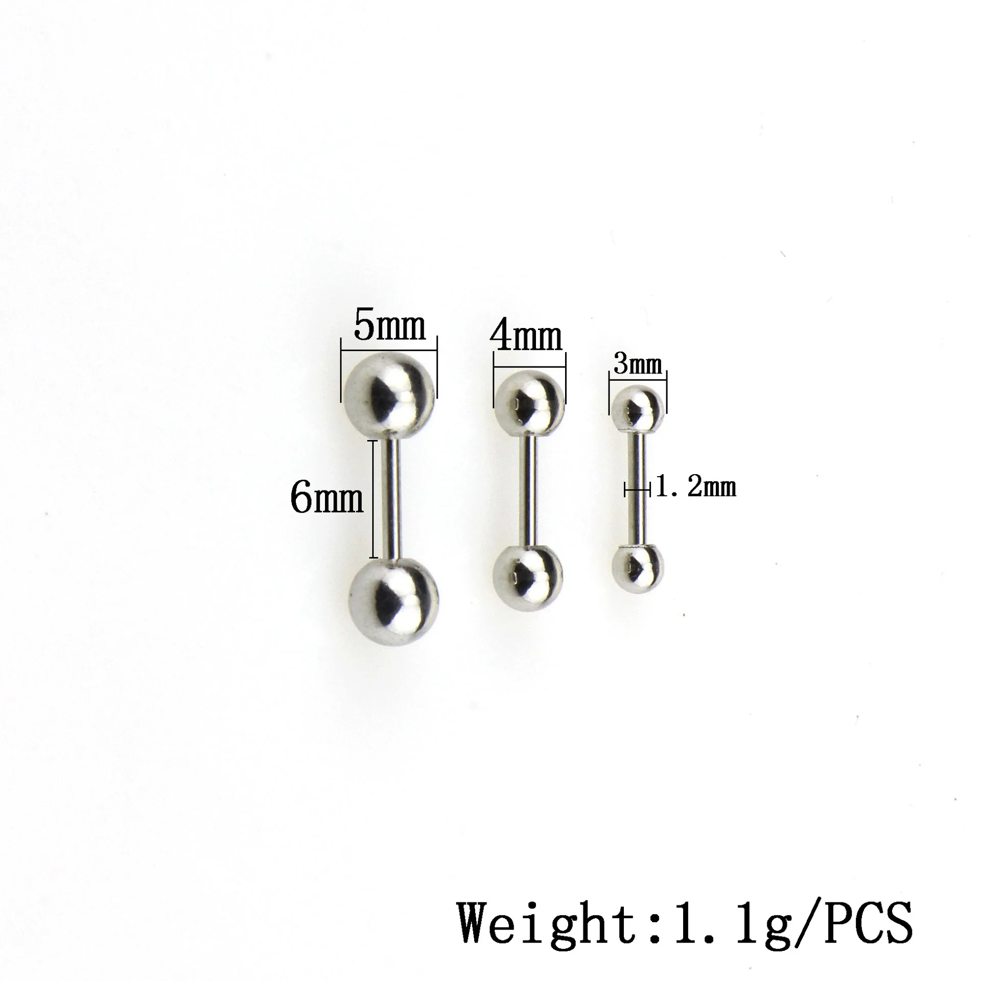 2 шт. уха серьга в козелок пирсинг из нержавеющей стали штанга-спираль женщина шип