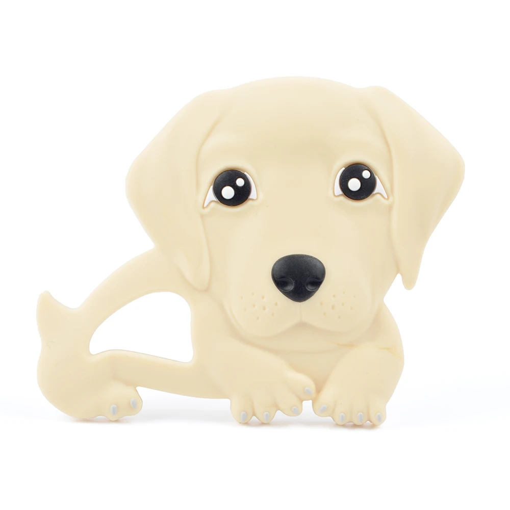 dog 03 LOFCA 1 шт. Силиконовые Прорезыватели в виде единорога без бисфенола, коала, игрушки для малышей, для прорезывания зубов, животные, сова, грызун, подарок для ребенка, цепочка-соска для рождения - Цвет: dog 03