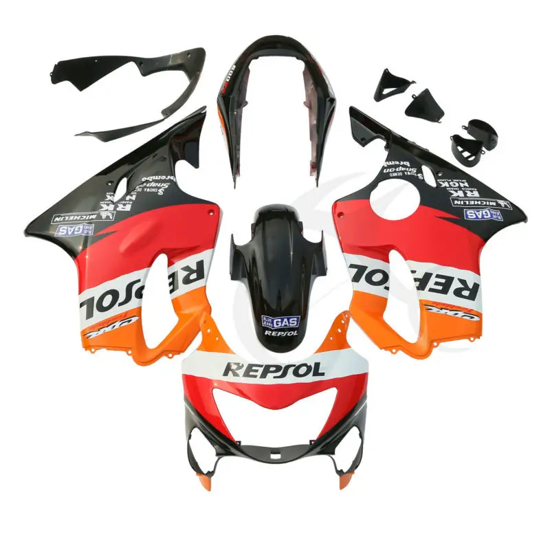 Комплект обтекателей для Honda CBR600F4 CBR 600 F4 99 00 Repsol 4A|kit tuner|kit transceiverkit coat |