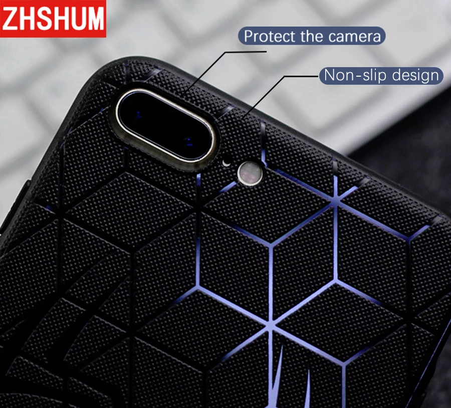 3D чехол для iPhone X 8 7 XS MAX Plus 6 S XR мягкий силиконовый рельефный телефона 10S 10 задняя
