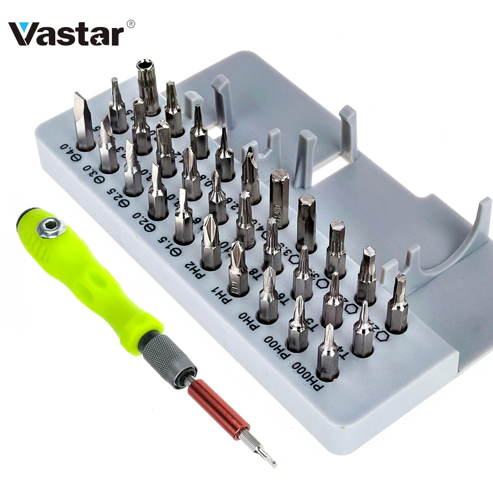 Набор прецизионных отверток Vastar 32 в 1 набор мини магнитных для телефона