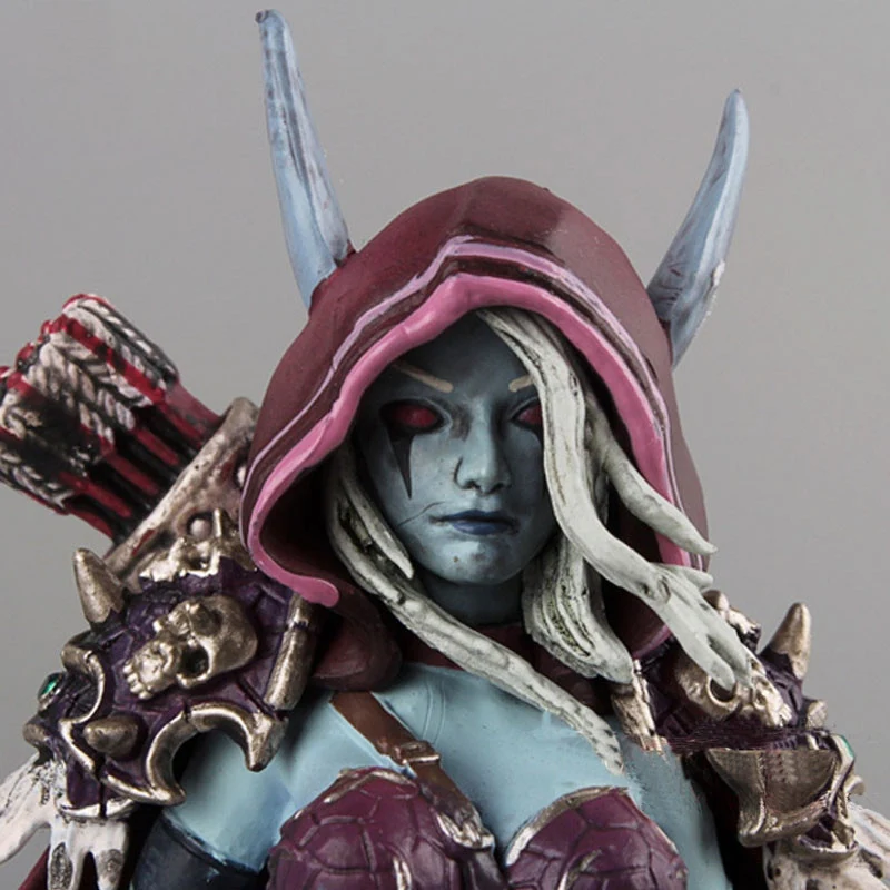 Игра WOW Lich King Sylvanas Windrunner Figma Аниме Darkness Ranger леди ПВХ фигурку игрушки Brinquedos Дети