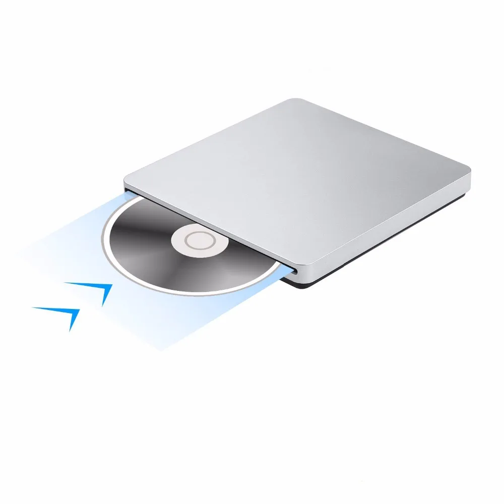 Внешний тонкий DVD накопитель USB 3 0 портативный привод для Samsung Asus Dell HP ACER Lenovo Toshiba