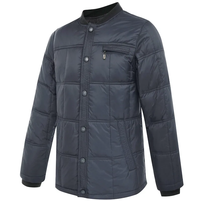 Sanishroly 2019 New Autumn Winter Men's Down Coat Slim Warm Thick White Duck Parka Jacket Male Short Outwear Tops S400 | Мужская