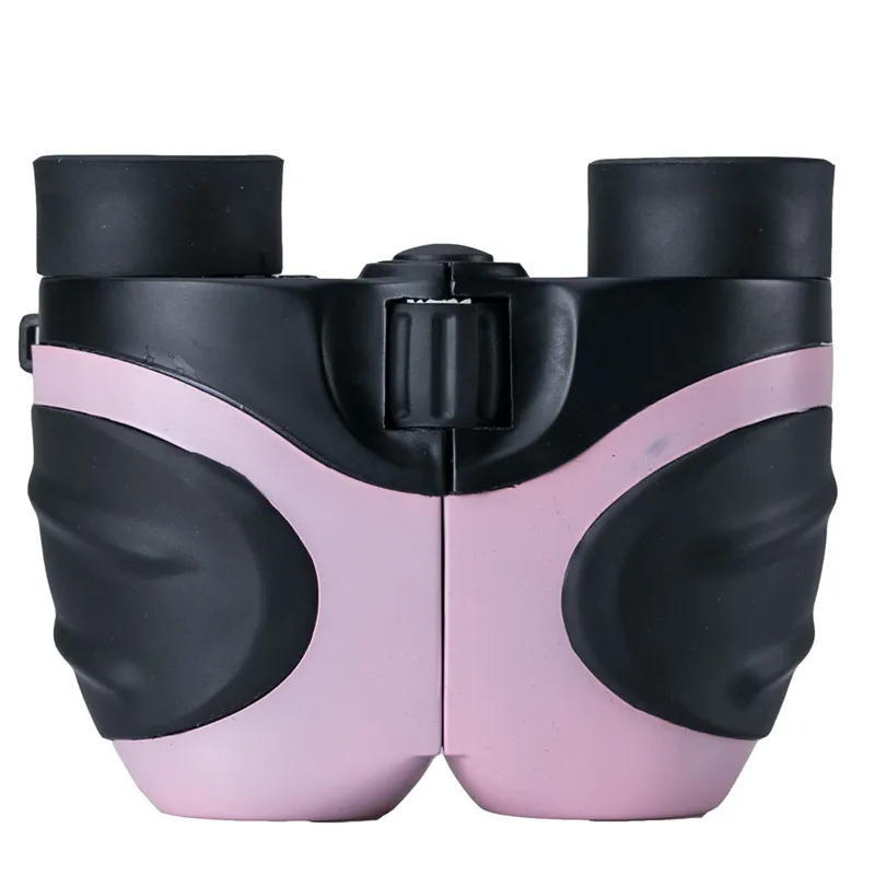 Pink PRONITE 8X21 охотничья BAK4 Портативный детей с постоянным фокусным расстоянием f бинокль телескоп для детей игрушки 8 цветов Кемпинг подзорная труба Монокуляр телескоп - Цвет: Pink