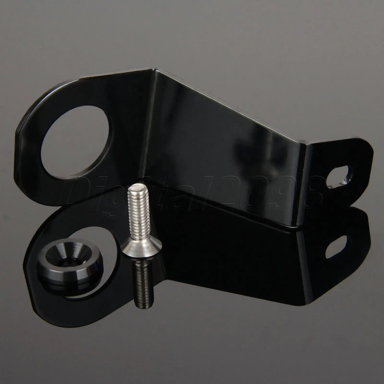 Гоночный настоящий авто алюминиевый радиатор кронштейн для крепления JDM стиль