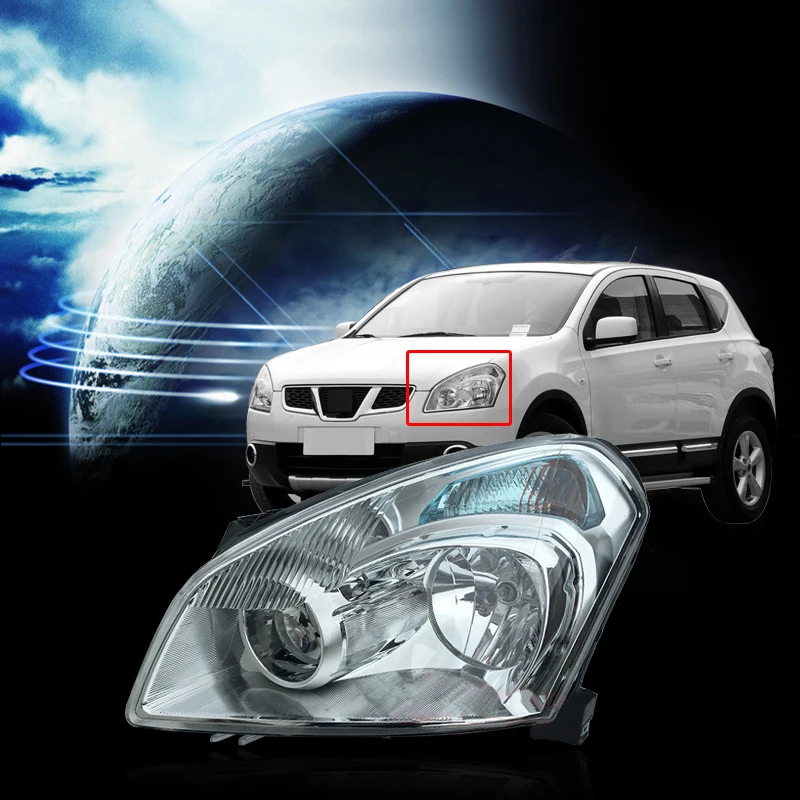 Capqx бампер передний головной светильник для Nissan Qashqai 2008 2009 2010 2011 2012 2013 головной светильник