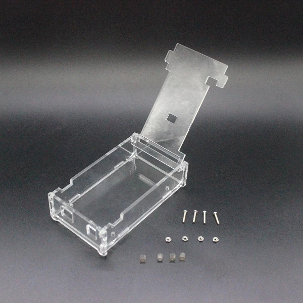 Enclosure Transparent Gloss Acrylic Box Compatible for arduino Mega 2560 R3 Case | Электронные компоненты и