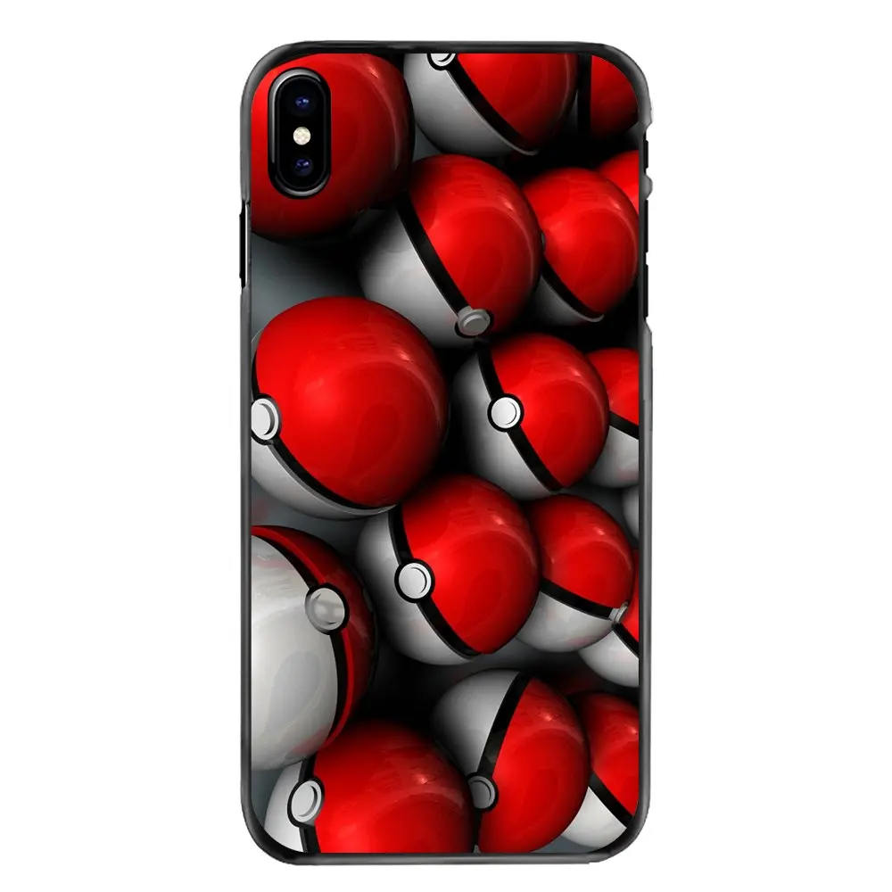 Чехлы для телефонов красный белый Покемон покебол Valor Mystic Team iPhone 4 4S 5 5S 5C SE 6 6S 7 8 Plus X