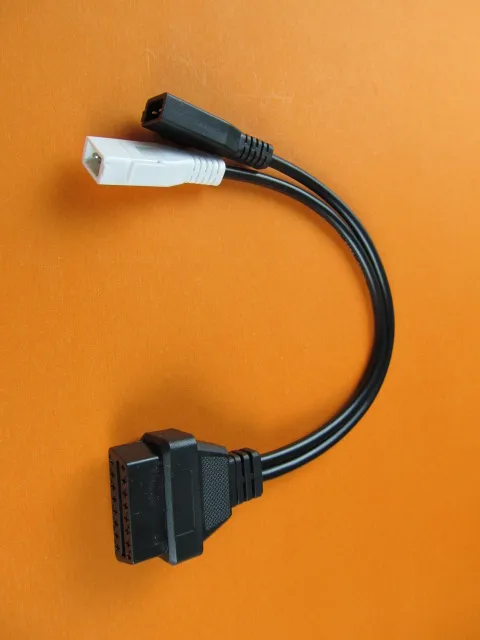 Для Audi Skoda VW VAG 2x2 KKL до 16 Pin OBDII OBD2 Диагностический адаптер кабель YA065|obd2 diagnostic|16