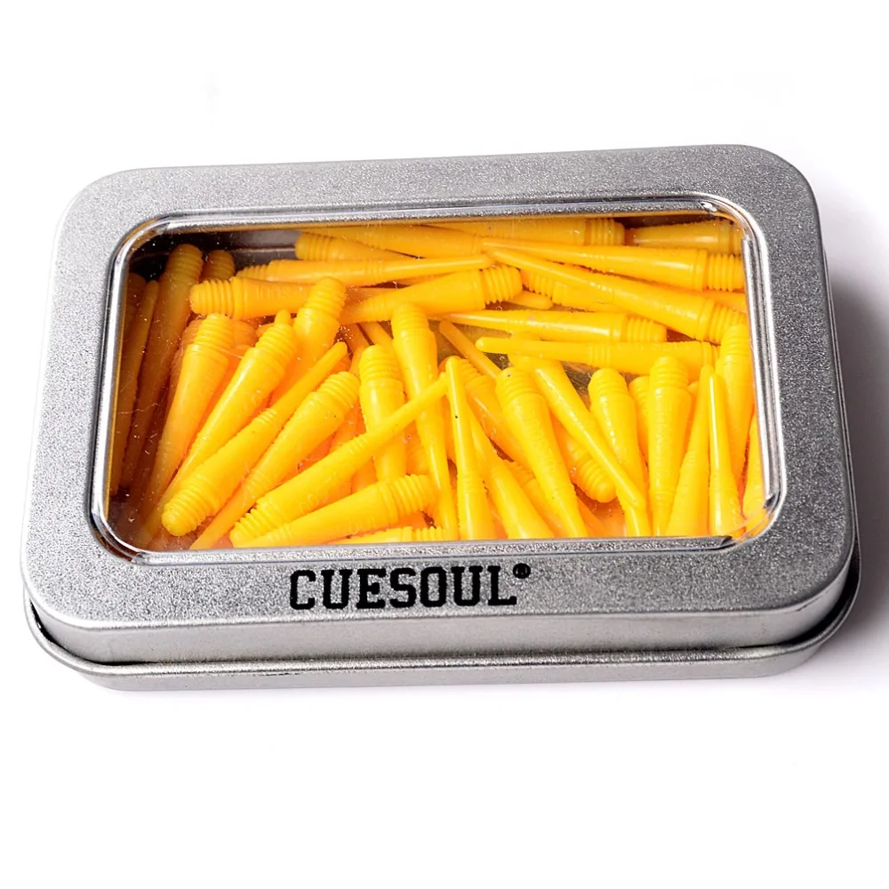 Cuesul CSSTP006 100 шт. желтые мягкие наконечники для Дартс с мягкими наконечниками