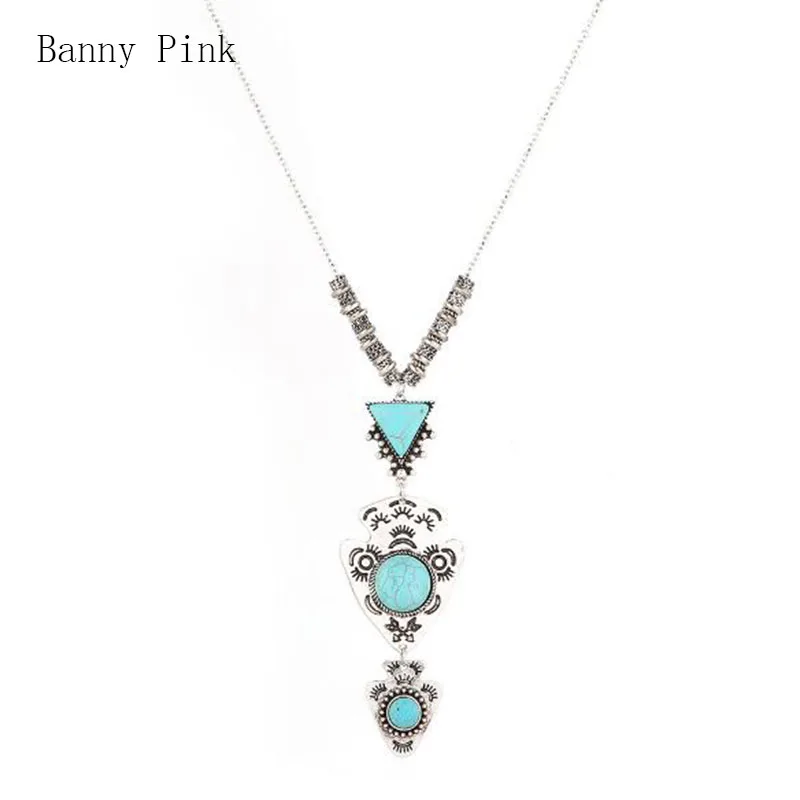 Богемное длинное ожерелье из сплава Гео для женщин этнический синтетический