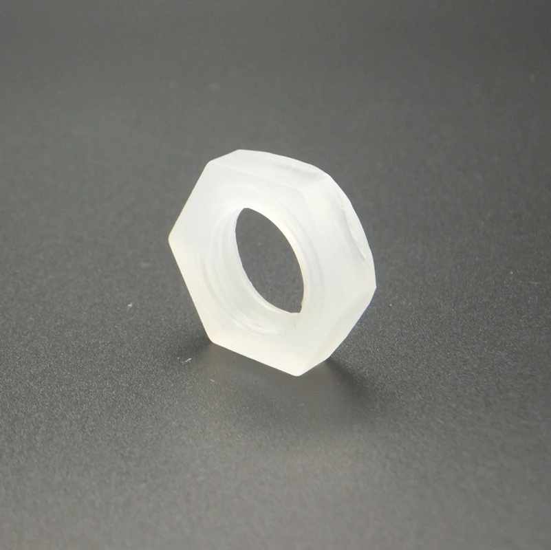 10 шт. M8 Женская Резьба пластиковый шестигранный ЗАМОК гайки крепеж для аквариума