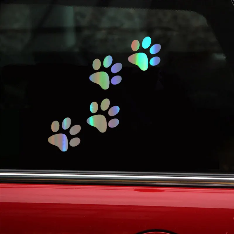 Собака paw print Авто Бампер Окно ноутбук обои холодильник поделки мультфильм