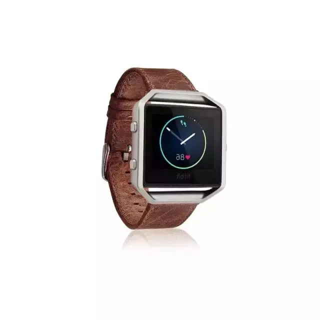 2017 новая мода Crazy Horse зернистый браслет для часов из натуральной кожи Fitbit Blaze с