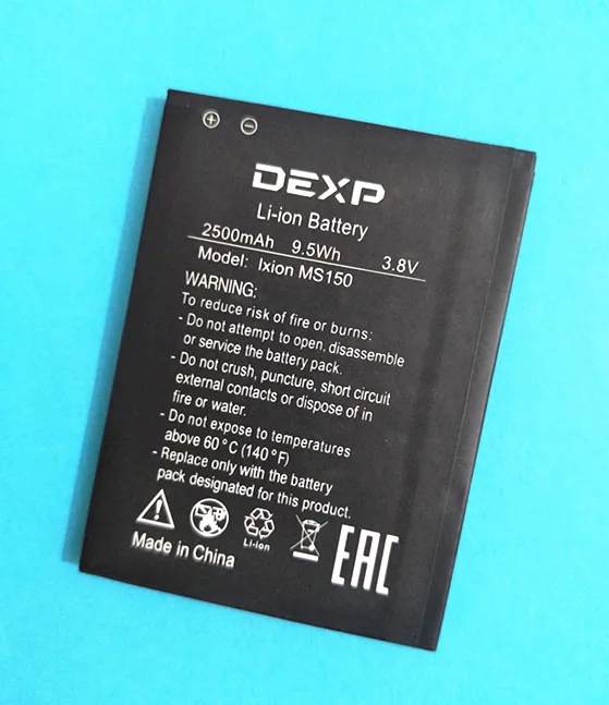 Аккумулятор AZK IXION MS150 для DEXP аккумулятор смартфона 3 8 в 2500 мАч | Мобильные телефоны