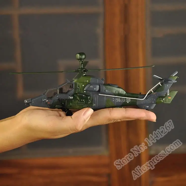 1: 72 Европа Тигр EC665 Вертолет модель самолета из сплава сборки готовые высококачественный подарок коллекция