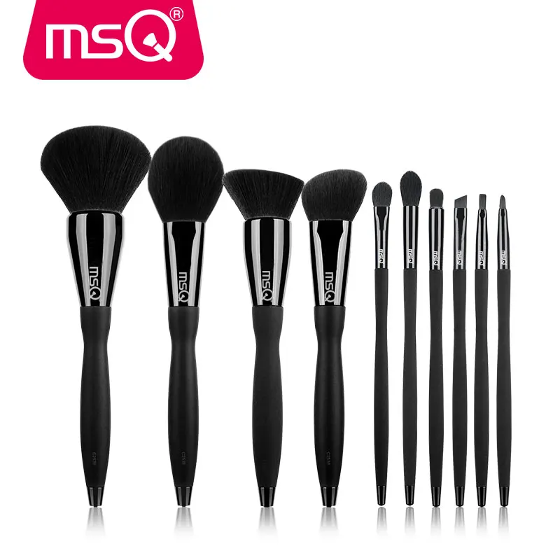 MSQ Pro 1/3/5/10 шт набор кистей для макияжа Красота пудры тени для век Медь наконечник с магнитным Cylider чехол Make Up Tool - Handle Color: ST10B