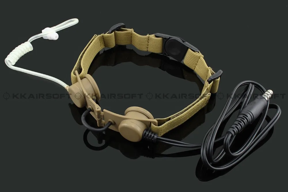 Тактические наушники Z гарнитура с микрофоном (светло-серый черный) | Спорт и