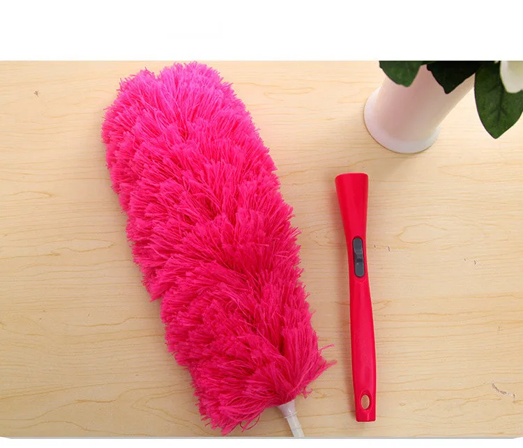 1 шт. мягкая микрофибра чистящая тряпка с кнопкой пылеочиститель ручка перо