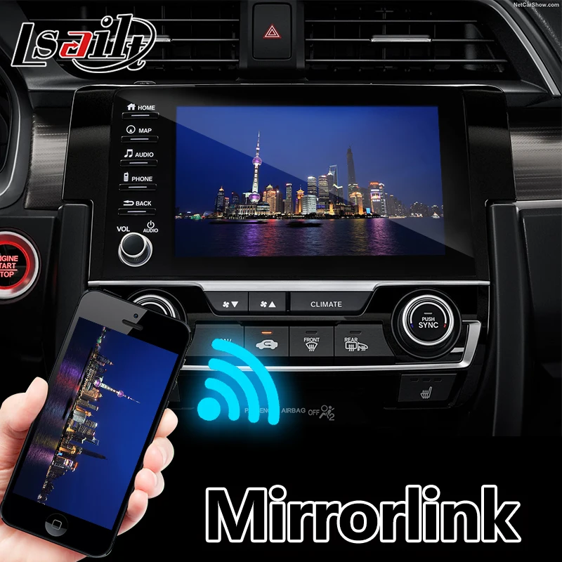 Интерфейсная коробка для Android / carplay Honda Civic FC FK 2016 интерфейсная видео GPS навигация
