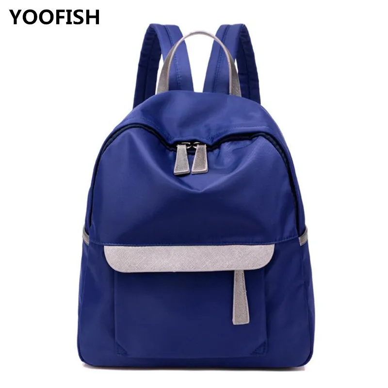 

Женский нейлоновый рюкзак YOOFISH, водонепроницаемый рюкзак с мягкой спинкой, Модная студенческая сумка для путешествий и отдыха, бесплатная доставка