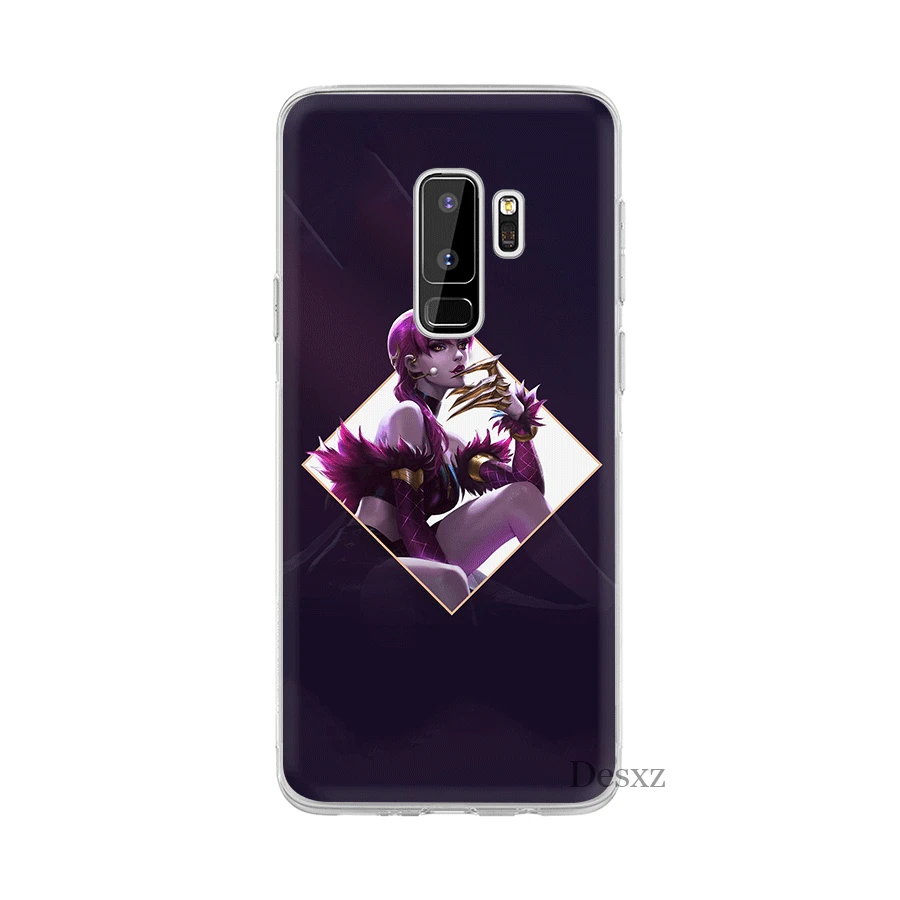 Чехол для мобильного телефона Desxz League Of Legends Akali Samsung Galaxy A10 A30 A40 A50 A70 A3 A5 A6 A8 Plus
