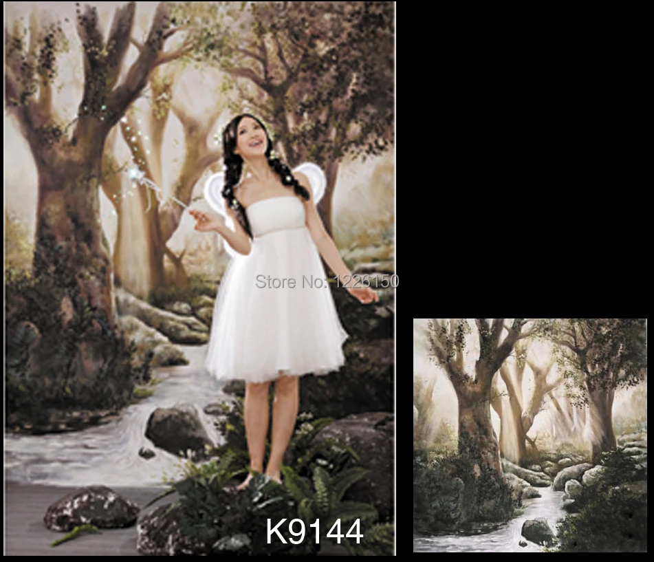 Бесплатный фон для свадебной фотосъемки ручной росписи 10*10 футов, фон для фотосъемки K9144, фотостудия, муслиновый фон для фотосъемки