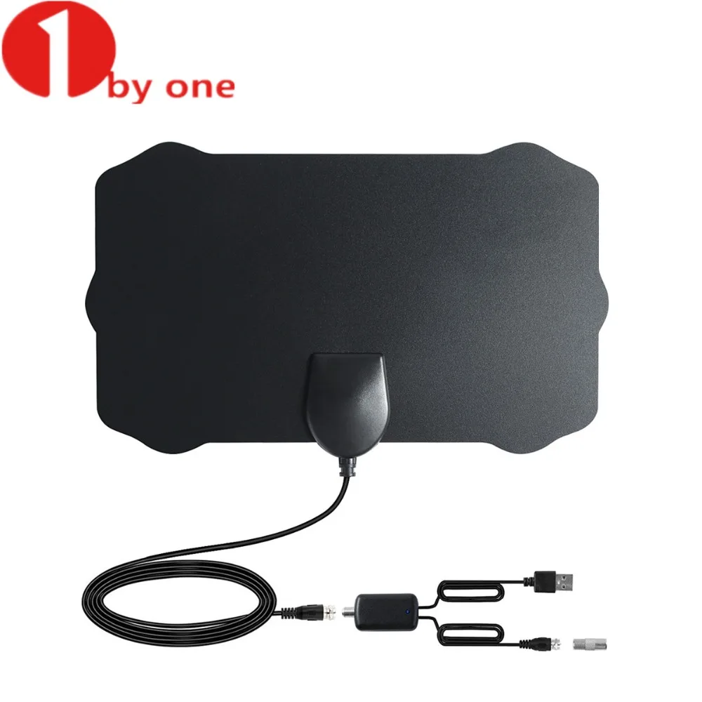 120 Miles Digital HDTV Indoor TV Antenna with High Gain Amplifier Signal Booster TVFox Antena HD Antennas Aerial Stick | Электроника