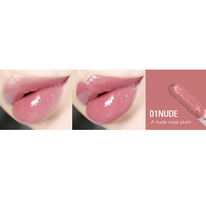 Styel 01 SACE LADY 9 видов цветов 3D зеркальная модная глазурь сексуальный женский пухленький блеск для губ косметический увлажняющий стойкий блеск для губ - Цвет: Styel 01