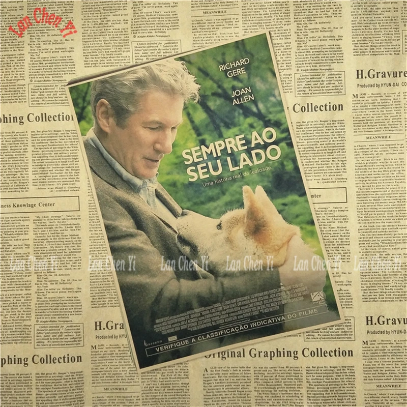 Фильм Hachi постер фильма делает ретро ностальгия крафт Бумага плакат для бара/кафе