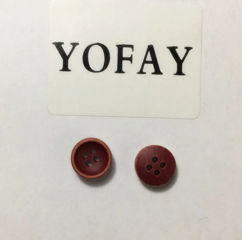 Кокосовая оболочка YOFAY 50 шт./упак. 4 отверстия кнопка для рисования