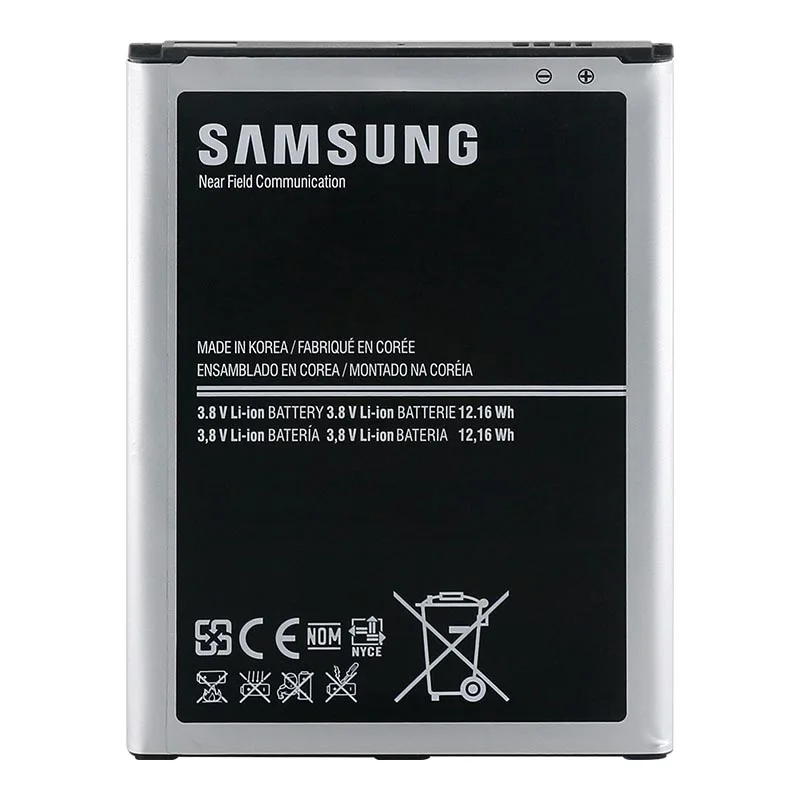 Оригинальная батарея Samsung Galaxy Mega 6 3 i9200 I9205 i527 P729 T2556 L600 3200 мА/ч B700BE с NFC|battery for