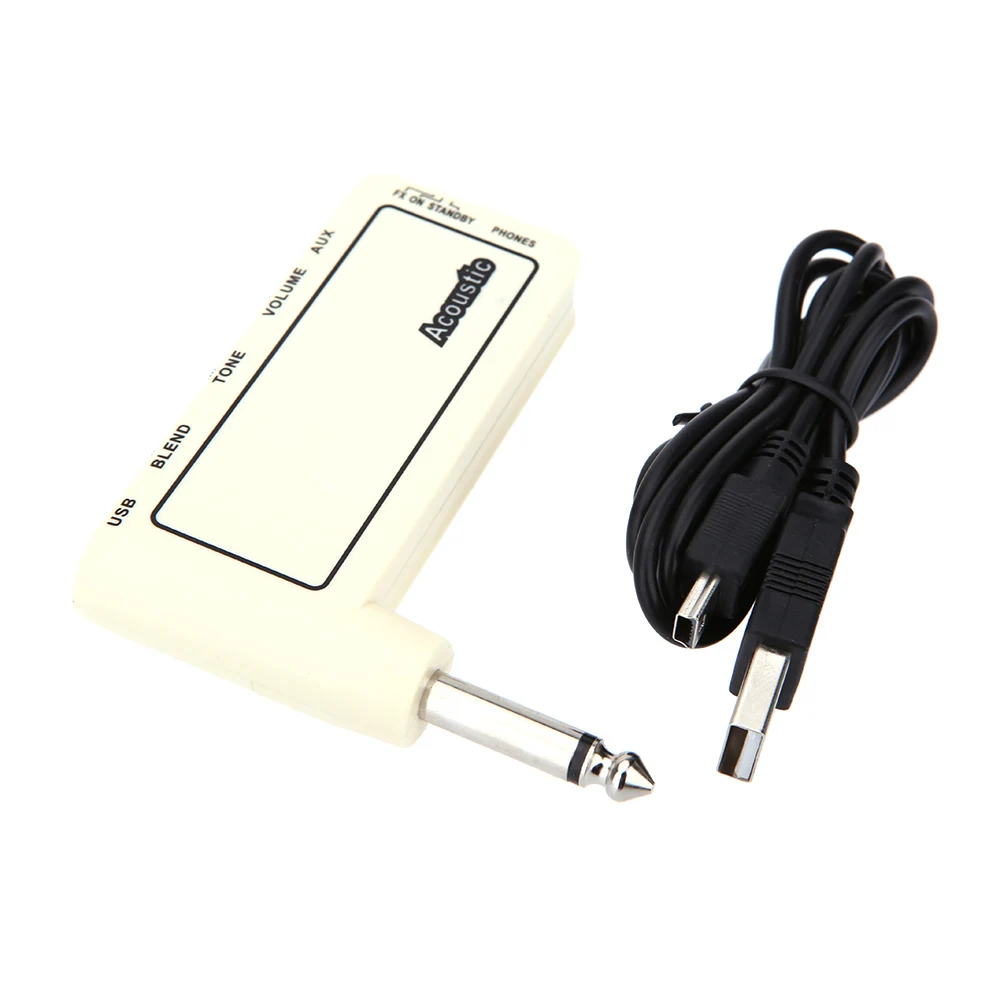 Мини перезаряжаемый электрический гитарный разъем для наушников