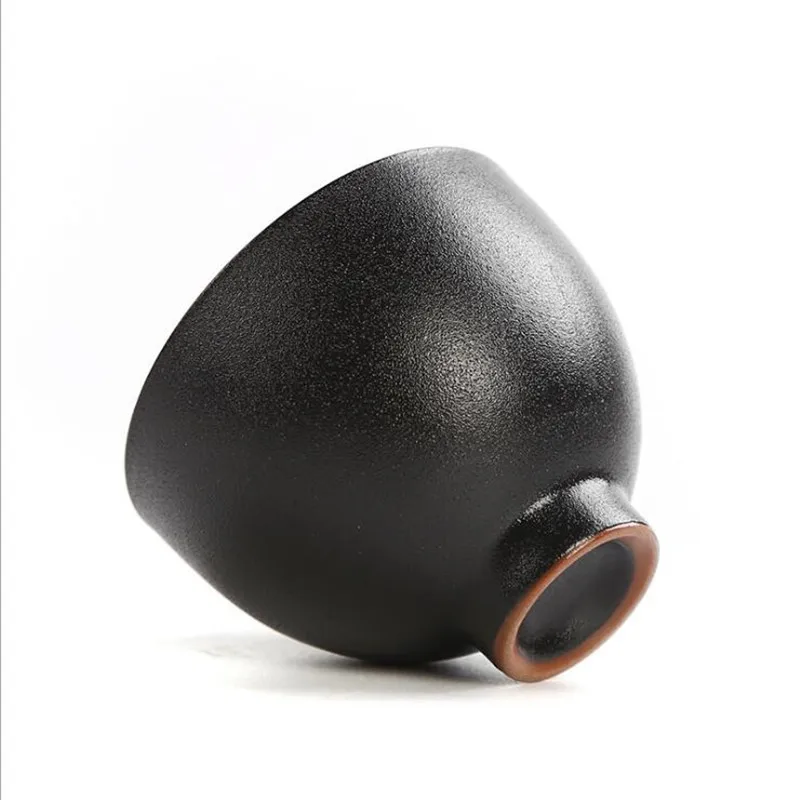 2 шт./лот высокое качество китайская чашка для чая черный керамический кунг фу 50