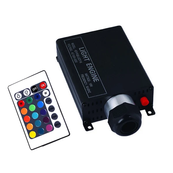 Светодиодная RGB-подсветка двигателя 16 Вт 24 клавиши Радиочастотный пульт
