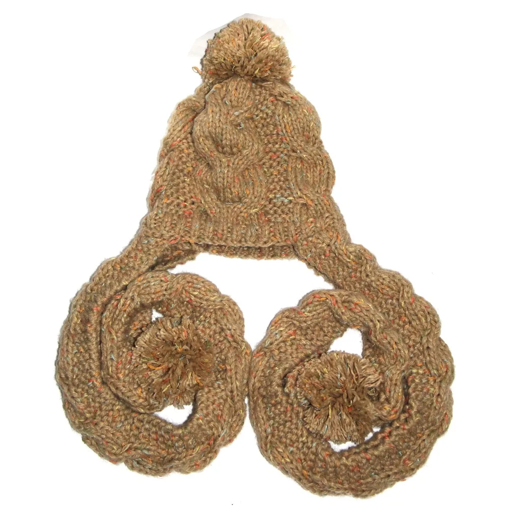 Модная новинка от BomHCS дизайнерская женская вязаная шапка ручной работы с толстым