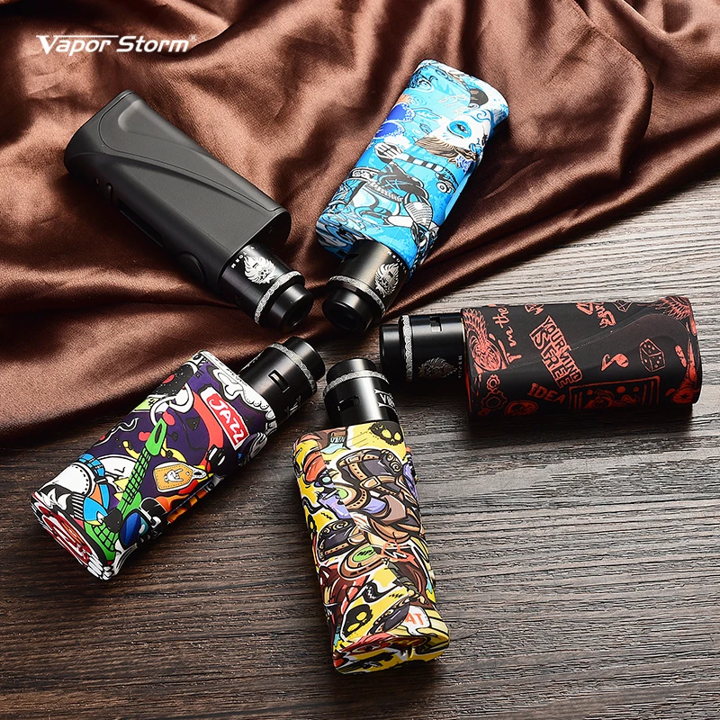 Электронная сигарета Vapor Storm ECO Pro Box Mod ABS Vape 5-80 Вт переменная мощность TC 510 Thread Lion RDA