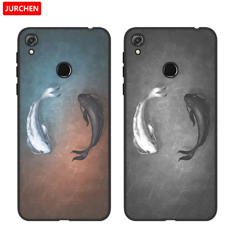 Чехол JURCHEN для телефона Huawei Honor 8A силиконовый мягкий мультяшный чехол накладка