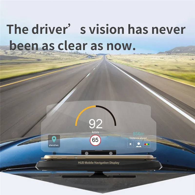 Автомобильный держатель HUD проекционный кронштейн из органического стекла для
