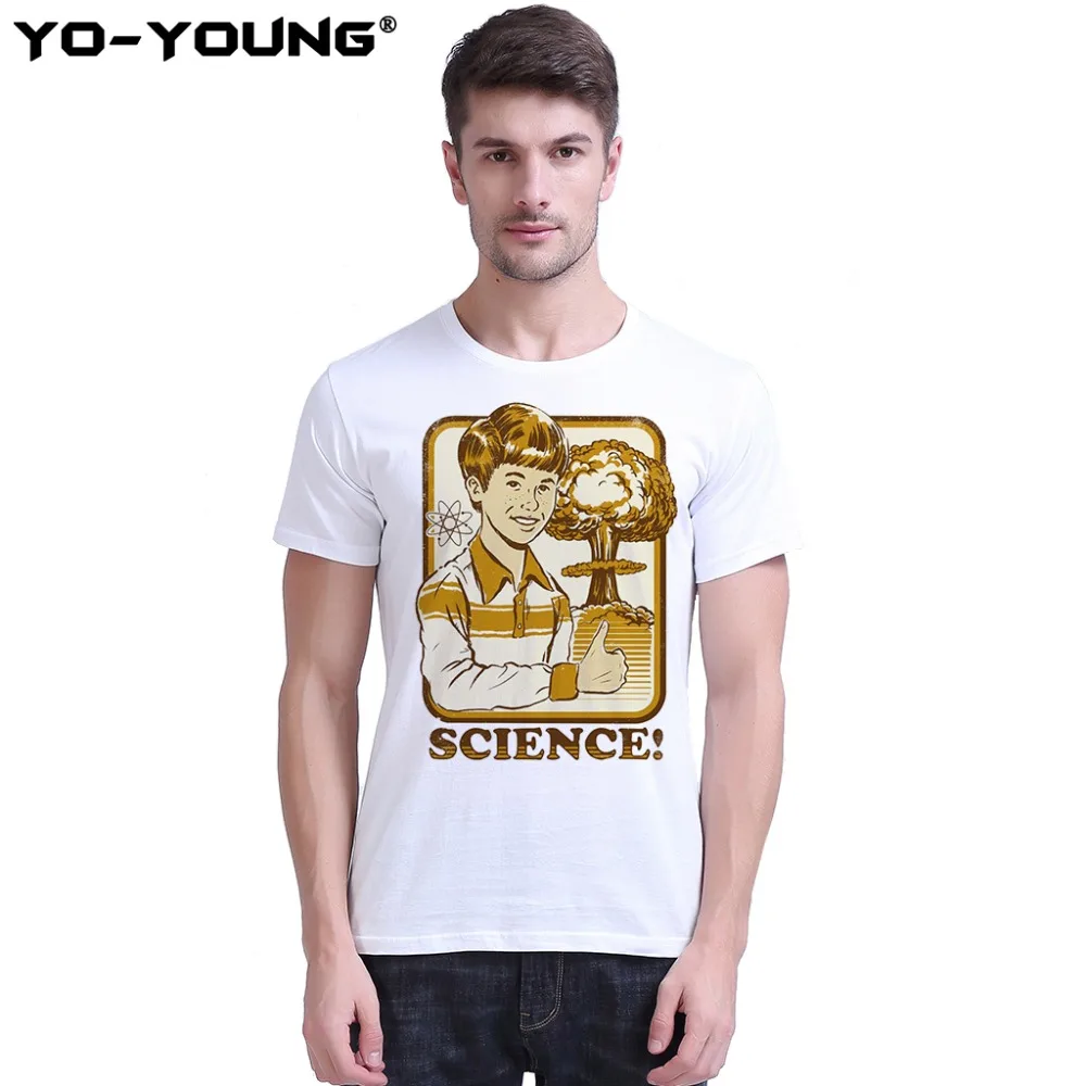 Мужские повседневные летние футболки Science is Great Student Обложка для учебника