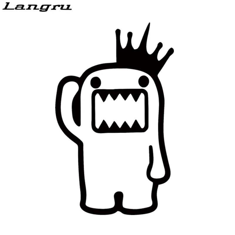 Langru горячая Распродажа Domo Kun виниловая наклейка стильный Jdm автомобильные