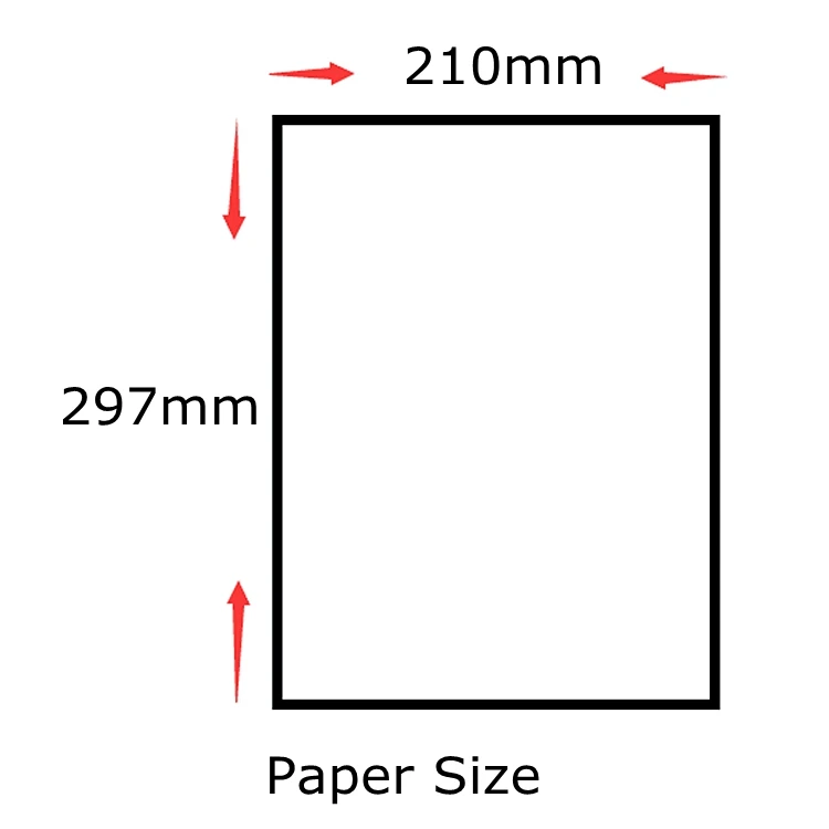 50sheets Glossy Photo A4 Sticker Self Adhesive paper color inkjet printer Glue on the back of the Photo Sticker paper