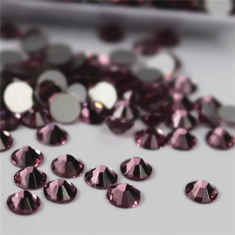 1440 шт./лот высококачественные Кристальные светлые аметисты/фиолетовые стразы