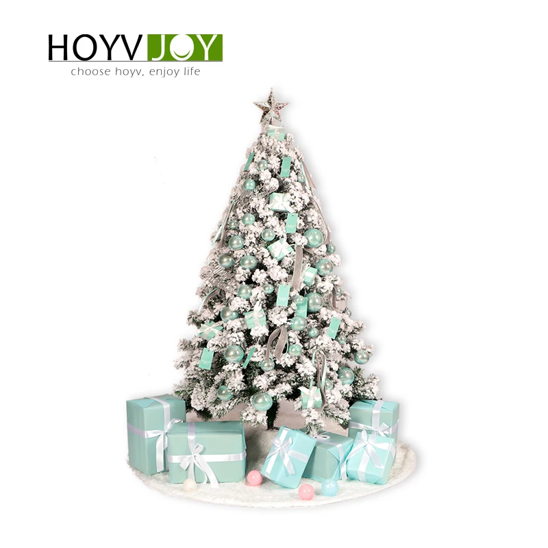 HOYVJOY Флокирование Рождественская елка 60 см Снежинка семейный отель торговый