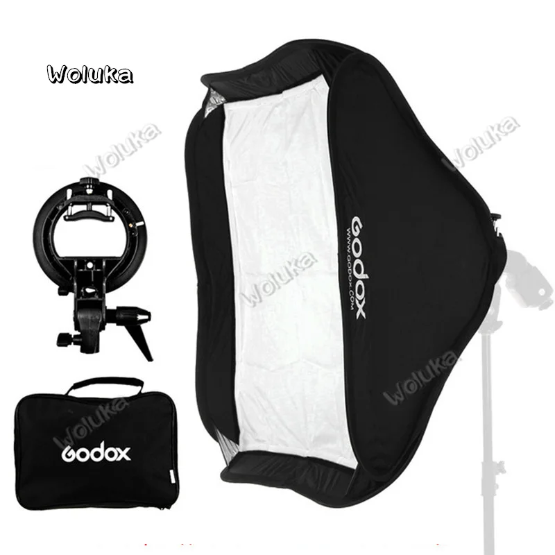 Godox регулируемая вспышка Speedlight софтбокс 80 см * + s образный кронштейн Bowens Набор для