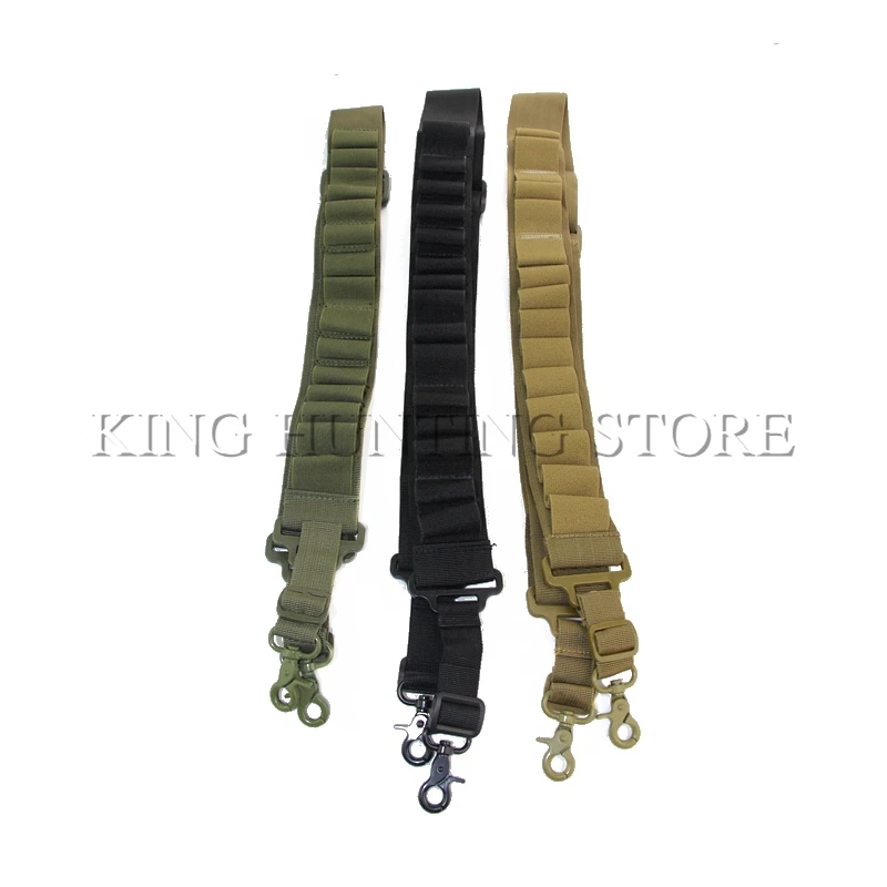 15 Round Shells 12 20 Gauge Bandolier Ammo Holder New Nylon Adjustable Multi function Tactical Hunting Gun Sling | Спорт и