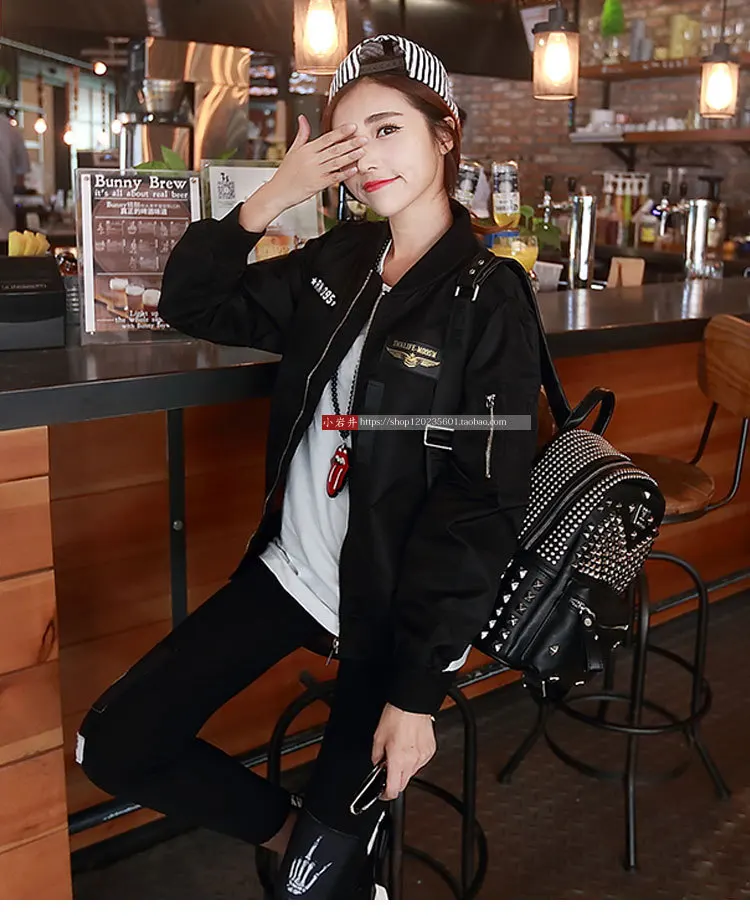 Новинка 2020 Женская куртка бомбер базовое пальто для пары повседневный женский