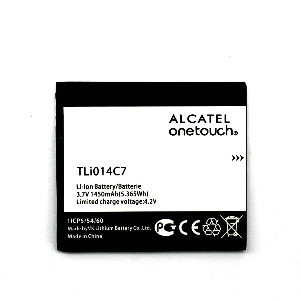Новый аккумулятор 1450mAh TLi014C7 для Alcatel OneTouch Pixi First 4024D 4 0 &quotмобильного телефона +